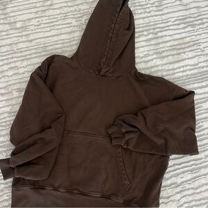 Daily Drills Dark Brown Hoodie